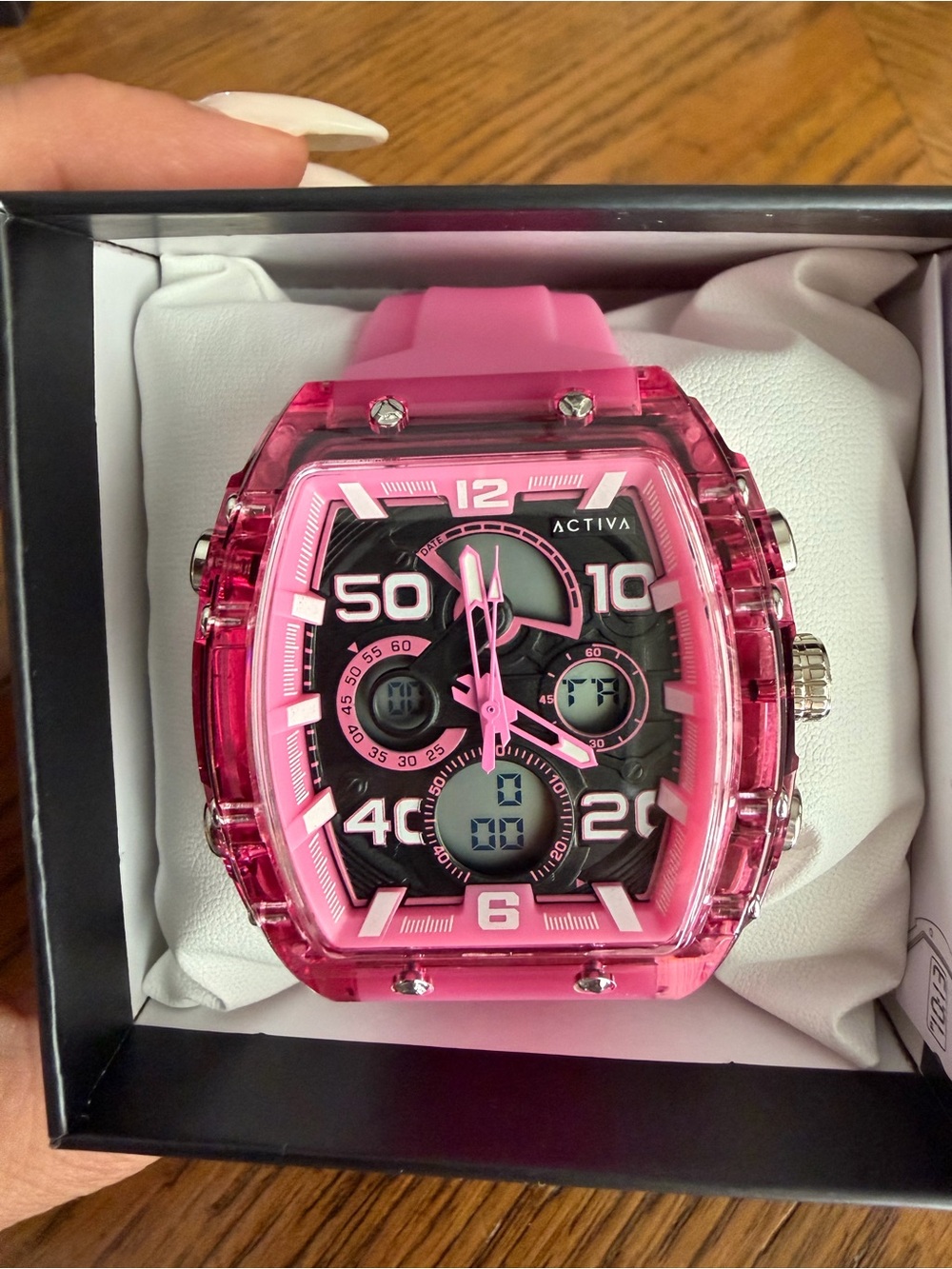 Invicta Activa Two Tone Pink Sports Watch